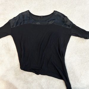 Maje black night out top very good condition.